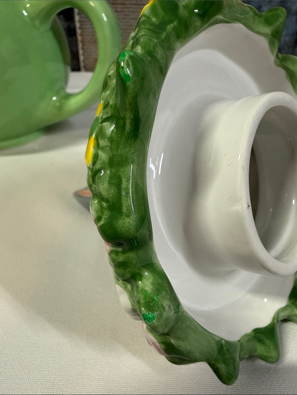 Vintage Warner Bros. Bugs Bunny "Carrot Time Tea" Teapot 1990s - Picture 10 of 12